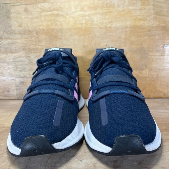 Adidas U Path Run Womens Size 8 Running Shoes Sneakers Blue Pink EE7430 - Picture 2 of 8
